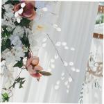 8 Stück Acryl Pflanze Blütenknospe Zweig Hochzeit Zuhause Zubehör Hochzeit Blumenhandwerk Hochzeit Party Heimdekoration Hochzeit