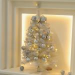 Kerstboom met verlichting 45 cm lichtketting kerstboom mini kerstboom kunstkerstboom kerstdecoratie tafel kerstboom kerstcadeaus kerstboom wit