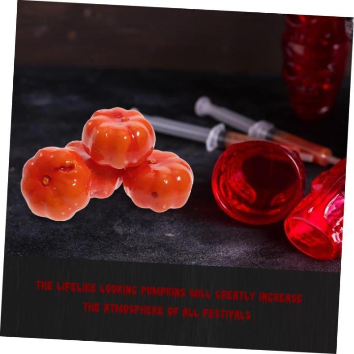 100st pompoen decoratie Halloween decoratie simulatie pompoen figuurtjes party lay-out rekwisieten DIY pompoendecoratie mini-pompoenen nep pompoen standbeeld herfst hanger schuim