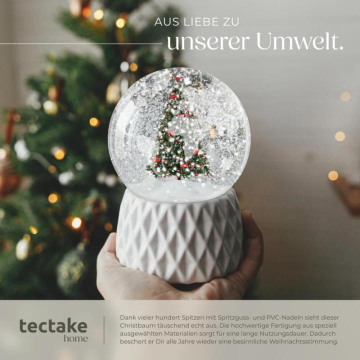 Kunstkerstboom, natuurgetrouwe spuitgiet- en pvc-naalden, flexibele kunstdennentakken, kunstkerstboom met metalen standaard, kerstdecoratie, 230 cm