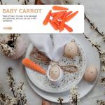 2 Sätze Künstliche Karotte Heimküche Gefälschtes Gemüse Tu So, Als Würdest Du Karotte Spielen Karotten-Display-Requisiten Karotten-dekor Lebensechte Karotte Schaum 30 Stück 