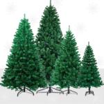 Weihnachtsbäume Künstlicher Weihnachtsbaum, Gefälschte Weihnachtsdekoration Mit Ständer, Einfache Montage for Draußen Und Drinnen Weihnachtsbaum Künstlich(Grün,1.8M)