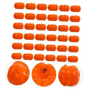 500 STK Kürbis Dekoration Kleine Kürbisverzierungen Dekorative Kürbisse Künstliche Kürbisse Mini Realistische Kürbisse Halloween-animatronik Künstliche Mini-Fake-kürbisse P