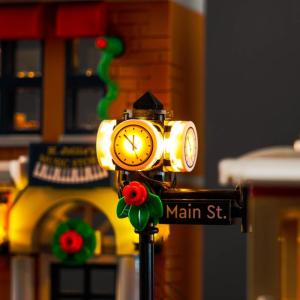 Afstandsbediening lichtkit voor Lego Icons Christmas Decorated Main Street 10308 (niet Lego), led-verlichtingsset voor Lego kerstversiering hoofdstraat 10308 zeldzaam artikel