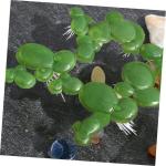 2 Sätze Wasserlinsen-Kunststoff Blätter Entengrütze Aquarium Pflanzendekor Gefälschte Entengrütze-dekor Wasserlinsen-Ornament Aquarienverzierung Aquarienanlage Plastik 90 Stü
