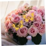 48st Schmetterlingsblumendekoration 3D-schmetterlingsornament Blumenarrangement Schmetterlinge Schmetterlingsdekorationen Als Schmetterlinge Wanddekorationen Papier