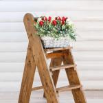 Kunstblumenstrauss Künstliche Tulpen Realistische Tulpe mit Weichem Stiel Elegante Blumendekoration für Brautsträuße Haus Party Büro DIY Blumenarrangements 1707