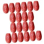 4 Sätze Simulierte Jujube Realistisches Datum Simulation Getrockneter Jujube Realistische Jujube Hochzeitsdeko Hochzeits Dekoration Falsches Obst Simulationsfrucht PVC 30 Stück *
