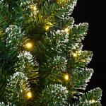 Kunstkerstboom, slank, dennenboom, kerstboom, oncht, kerstdecoratie met 150 leds, 150 cm
