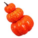4 Stück Schaumkürbis Gestapeltes Kürbisdekor Kürbisse Im Herbst Ernten Kürbis Im Herbst Lebensechte Thanksgiving-kürbisse Simuliertes Kürbismodell Halloween-kürbis-Ornament
