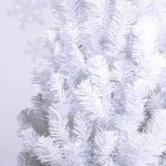 Künstlicher Weihnachtsbaum, Kiefernholz, aufklappbar, klassisch, mit Metallbeinen, für drinnen und draußen, Urlaubsdekoration, ideal für Weihnachtsdekoration (180 cm)