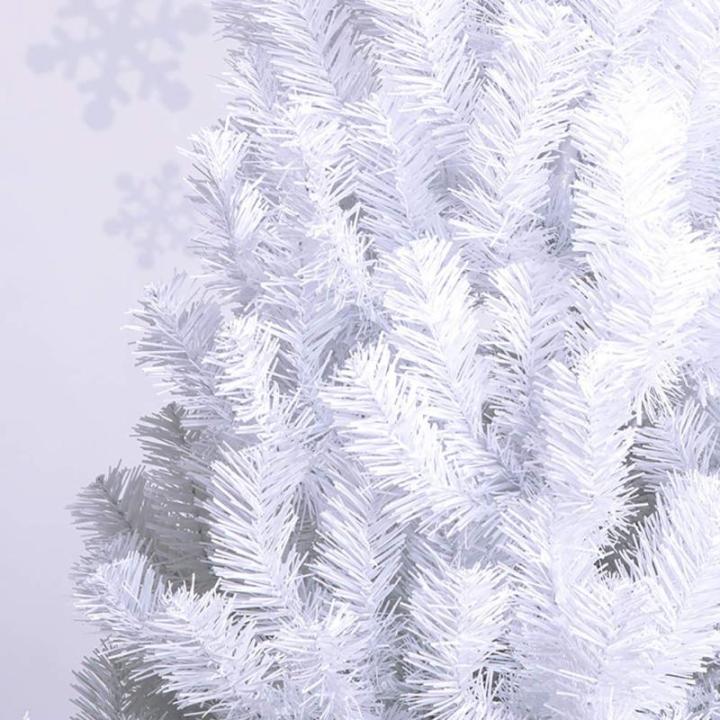 Künstlicher Weihnachtsbaum, Kiefernholz, aufklappbar, klassisch, mit Metallbeinen, für drinnen und draußen, Urlaubsdekoration, ideal für Weihnachtsdekoration (180 cm)
