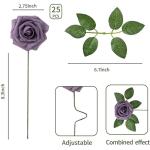 25 stuks echt uitziende nep roos hoofd, nepbloemen Realfor DIY bruiloft boeketten Centerpieces arrangementen Party Home Decoraties, Freecombination2