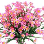 Künstliche Blumen Gänseblümchen UV-beständig Farbecht Kunststoff Pflanze für Home Decor