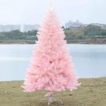 Künstlicher rosa Weihnachtsbaum, Weihnachtsbaum-Kiefer, falscher Sakura-Baum im japanischen Stil, unbeleuchteter, aufklappbarer Weihnachtsbaum, modischer Weihnachtsbaum，Pink-210