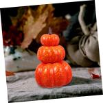 Schaumkürbis Kürbisse Im Herbst Ernten Simuliertes Kürbismodell Halloween-kürbis-Ornamente Simulationskürbis Schaumstoff-kürbis-Ornament Kürbis Fallen Erntedekor Kürbiskern
