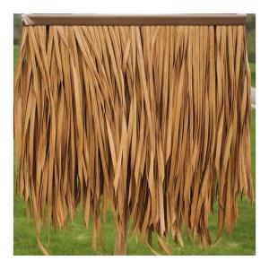 Kunststoff Simulation Strohfliese Künstliche Stroh Pavillon Dachdekoration Gefälschte Stroh Dauerhafte Simulation Strohfliese Für Die Dekoration Hawaiian Feel Hut (Farbe: Gelb A