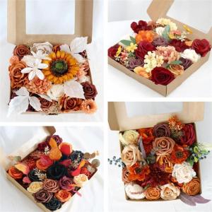 Künstliche Rose Blume für Hochzeit Party Dekoration Faux Seide Blumen mit Stiel