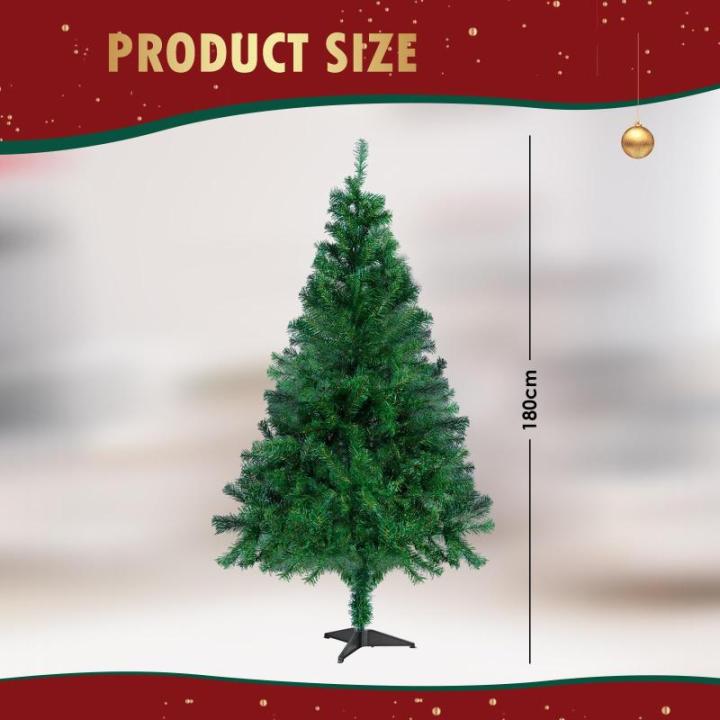 Kunstkerstboom Nordmann-spar 180 cm, 600 takken, dennenboom klein, spuitgieten, groen, Cushhom