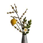 7 vilten bloemen, kleine bloemengroet, boeket, Fair Trade, handgemaakt (XXL-geel)