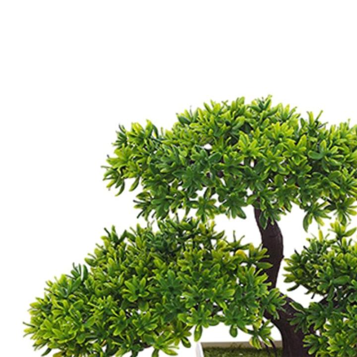 Kunstbonsai-boom, kleine , entertainmentdecoratie, ingepotte Japanse dennen voor open haard, badkamer, woonkamer