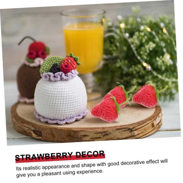 2 Sätze Simulierte Erdbeere Künstliche Frucht Zum Basteln Erdbeere Küchendekoration Künstliche Schaumstofffrucht Künstliche Erdbeeren Erdbeerspielzeug Künstliche 18 Stück * 