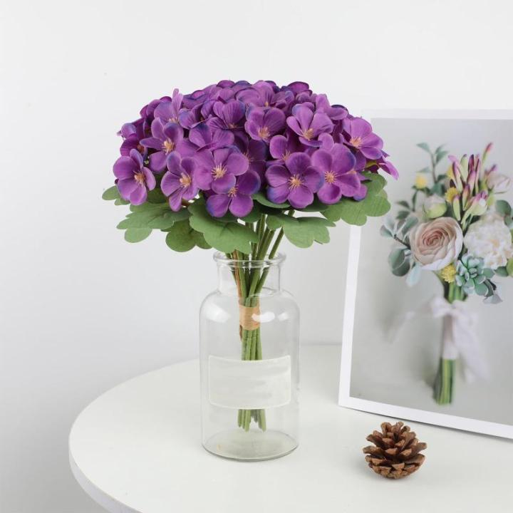 Fake Flowers Künstliche Orchideenblumen 12 Stück Orchideenblüten Gefälschte Orchideen für Tischdekoration Wohnkultur Büro Hochzeitsfeier Dekoration Lila 1706