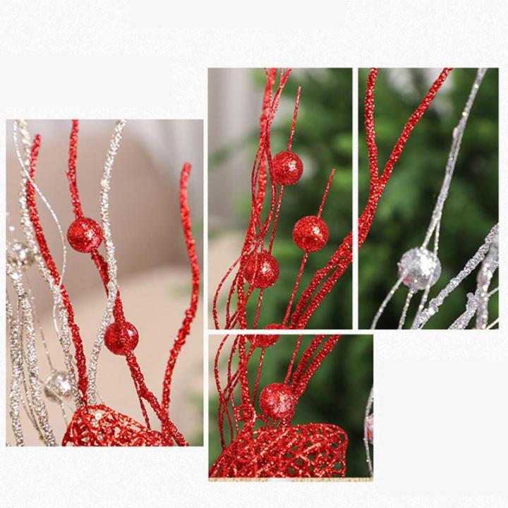6 Stück Weihnachtspflanzenarrangement für Weihnachtskränze Thanksgiving Hochzeit Dekorationen