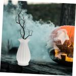 12 STK Halloween-Korallentote Zweige Rentiergeweihzweig gefälschter Laubpflanzenbaum Halloween-Party-Dekoration Kunststoffzweige Simulationszweig Zweige Dekor Plastik Black