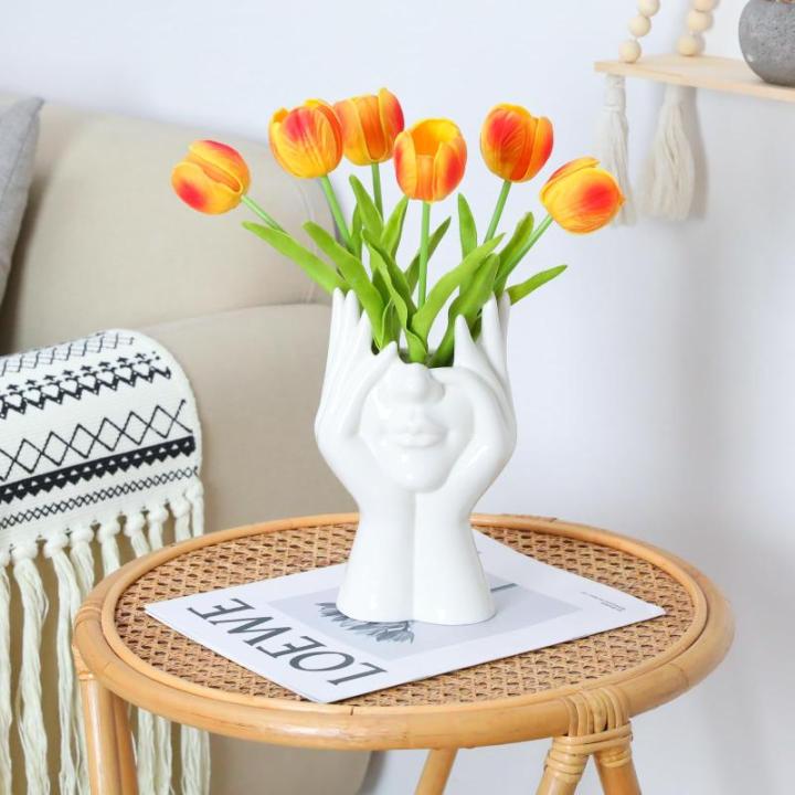 Kunstmatige tulpen (oranje, 15 stuks)