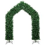 Mobili Weihnachtsbaum mit Bogen Grün 270 cm, Weihnachtsdekoration, Weihnachtsbaum, künstlicher Weihnachtsbaum, dünner Ständer