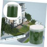 2 Stück 1 Moosrasenpulver Künstliches Dekor Kunstrasen Dekorationen Fee Gefälschtes Gras Zen-gartenzubehör Terrain DIY Grasmodell Blumendekoration Zug Nylon Spielzeugzimmer Anl