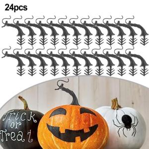 Kunststoff-Kürbis-Stiele für Halloween, schaffen Sie atemberaubende Herbst-Displays für DIY-Projekte für Halloween, Thanksgiving-Dekoration