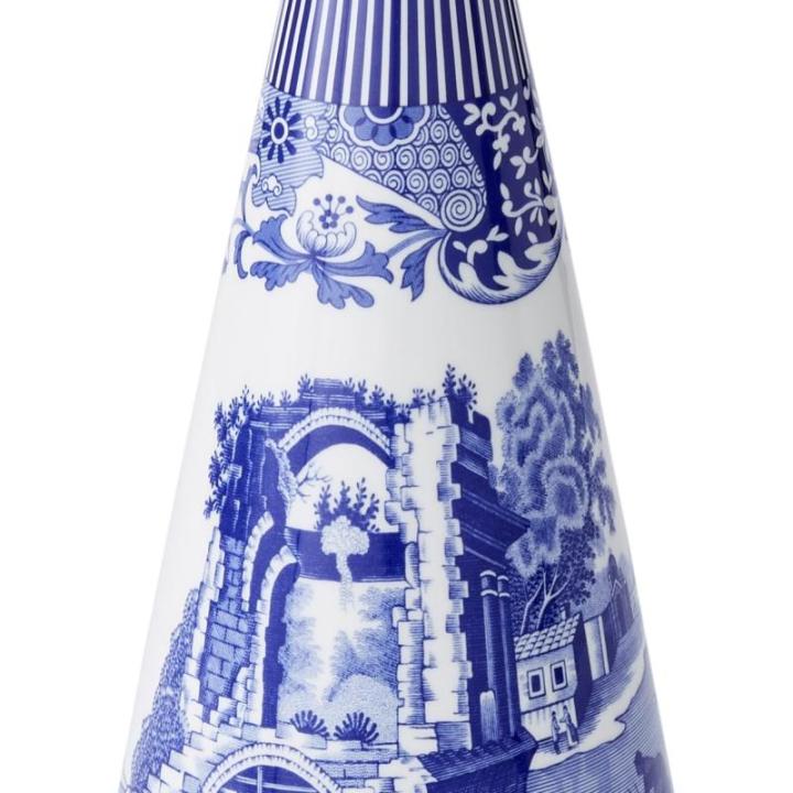Blauer Italienischer Weihnachts-Formschnitt, 33 cm, einzeln