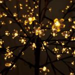 CushHom Led-lichtboom voor binnen en buiten, voor binnen en buiten, kersenbloesemboom, lichtdecoratie, warmwit, IP44, 180 cm, 336 leds