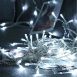 Kerstboomverlichting Wit, 20M 200 LED Lichtsnoer, Waterdicht Lichtketting, Kerstlichtsnoer, voor binnen en buiten, 8 verlichtingsmodi, Timerfuncties, Decoratie Kerstmis