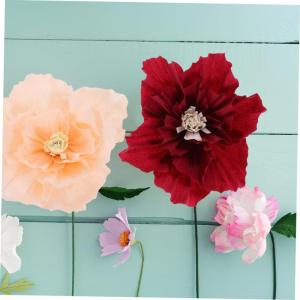 10 Stück Papierdekor Papierblumen Hängende Dekorpapierpapier Bastelarbeiten Schmücken Hängende Dekore
