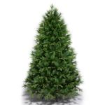 Unbeleuchtete, aufklappbare Premium-Weihnachtsbäume aus Fichte, Metallständer, aufklappbare Zweige, einfache Montage for Zuhause, Büro, Party(10FT)
