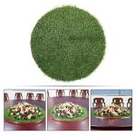 Schachtdeksel Decoratie Gazon Pluizig Rond Tapijt Placemat Van Kunstgras Rond Kunstgras Kunstgras Placemats Kunstgras Kunststof Ronde Mat