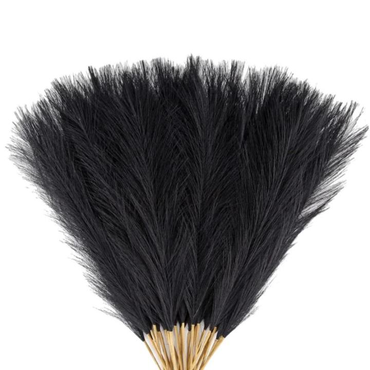Künstliches Pampasgras, 30 Stück, natürliches getrocknetes Pampasgras für Vase, Pampasgraspflanze für Blumenstrauß, Phragmiten, Hochzeitsdekoration
