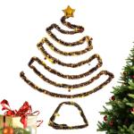 Weihnachtsbaum zum Aufhängen, Weihnachtsbaum zum Aufhängen, Hängender beleuchteter Weihnachtsbaum, Weihnachtsdekoration, Partys, dekoratives Zubehör, platzsparender Baumschmuck