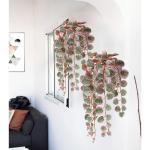als echt, hangende , 43 cm, decoratieve planten in pot, hangende eucalyptus, plastic planten met hartblad voor slaapkamer, woonkamer, kantoor, deco #2
