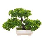 Kunstbonsai-boom, kleine , entertainmentdecoratie, ingepotte Japanse dennen voor open haard, badkamer, woonkamer