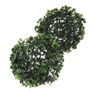 2st Simulierter Mailänder Ball Rundes Kunstgrün Nachgemachter Grasball Simulation Grasball Hängender Grasball Künstliches Aufhängen Hängendes Gras Gartenkugeln Plastikblume G