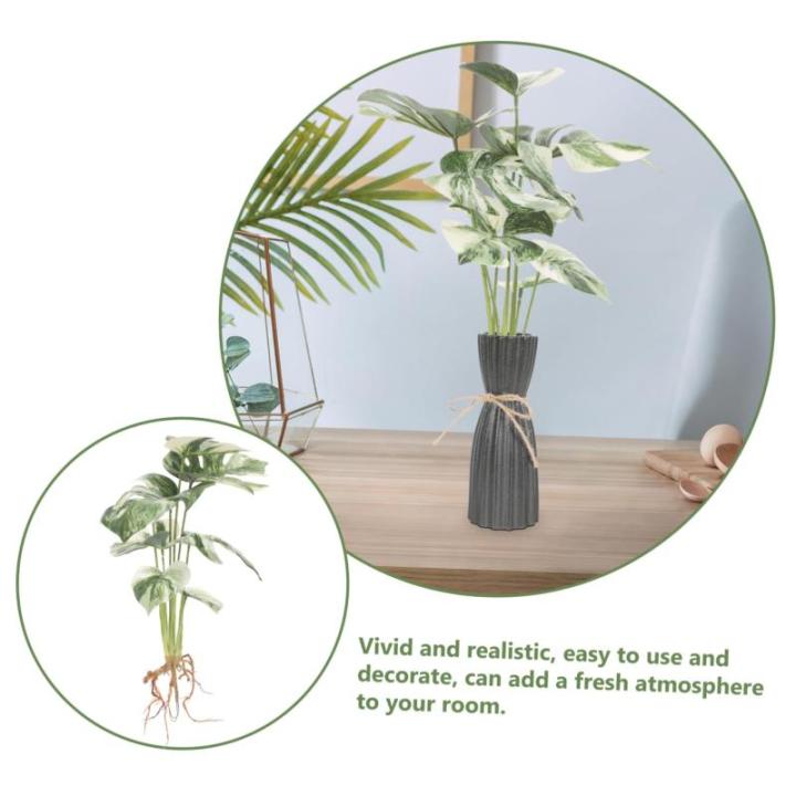dekorative Kunstpflanze bücherregal Dekoration buchregal Dekoration künstliches Pflanzendekor kleine Kunstpflanze Baum Monstera-Dekor für den Haushalt künstliche Monstera-Pflan