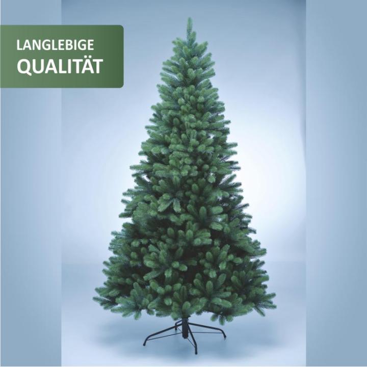 Premium kerstboom 210 cm, natuurgetrouw - kunstkerstboom - spuitgietproces gemaakt - nepboom - PE-kerstboom