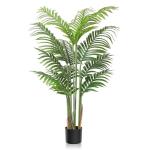 Kunstpflanze Palmen 120cm Künstliche Areca Palme Mit 12 Blätter Außenbereich Kunstpflanzen Groß Plastikpalme Dekopflanzen Mit Topf Topf Innen Deko Für Balkon Wohnzimmer Schlaf