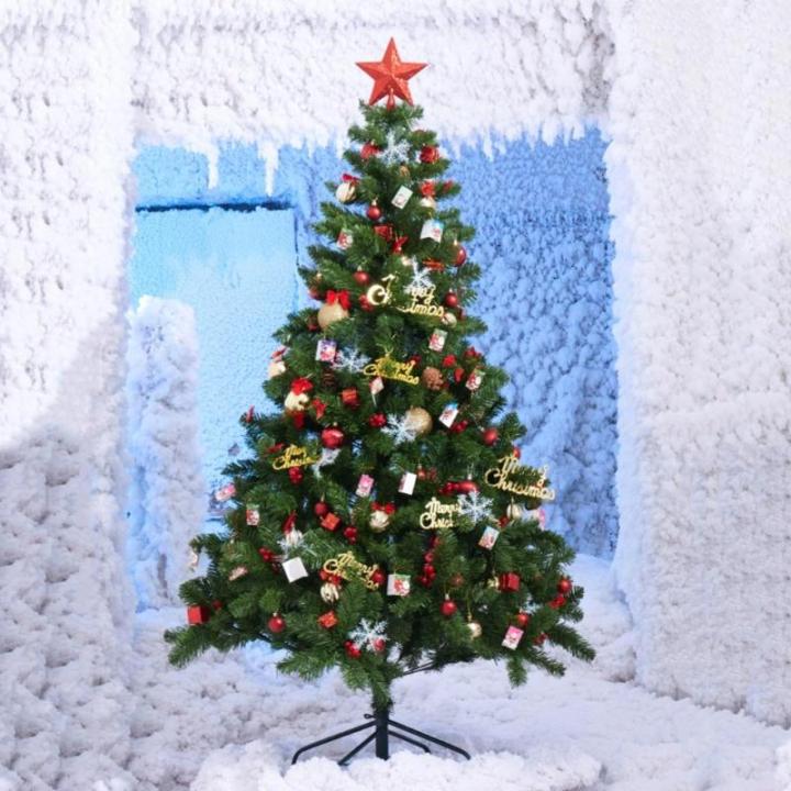 Weihnachtsbaum Grüner Tannenbaum Künstlich Weihnachtsbaum, Buschige Zweige, Geschmückter Weihnachtsbaum DIY Als Weihnachtsdekoration für Zuhause, Küche und Büro(210 x 120 cm/