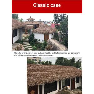 Kunststro Kunstbont Gras Dak Stro-Tegels Nep Stro Pe-Plastic Decoratie Boerderij Houten Huis Gazebo Decoratie Kunstmatig Voor Grasdak (Kleur: Geel B, Maat: 1 stuks) (Kleur: Geel B,