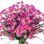 Künstliche Blumen Gänseblümchen UV-beständig Farbecht Kunststoff Pflanze für Home Decor
